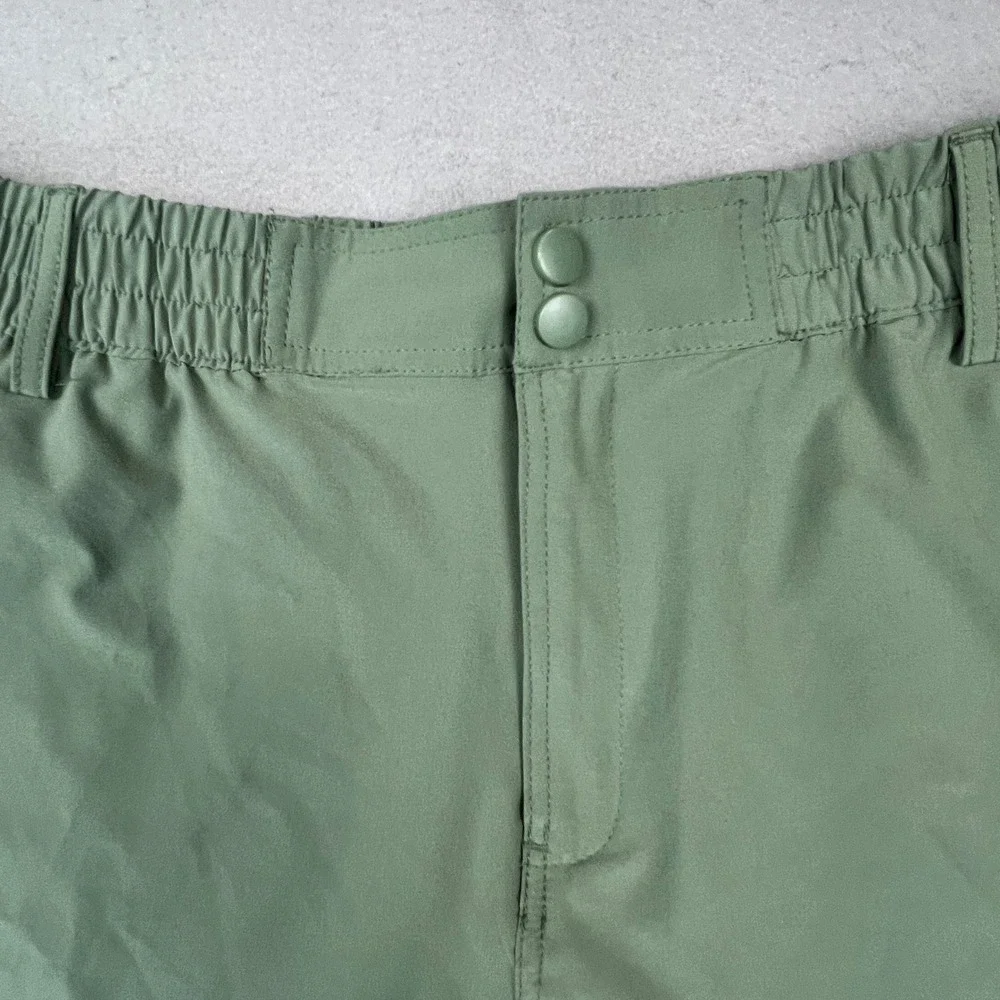Burlebo Performance Shorts Mens XL Green Fishing Hiking Outdoor Everyday Sporty